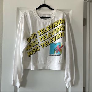 MTV cropped sweatshirt